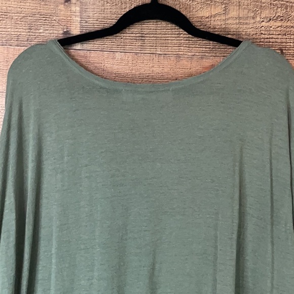 Free People Beach Green Oversized Babydoll Top XS/S - Picture 9 of 10